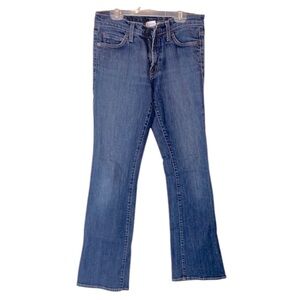 Garnet Hill Women’s Denim Straight Leg Medium Wash Jeans SZ 28